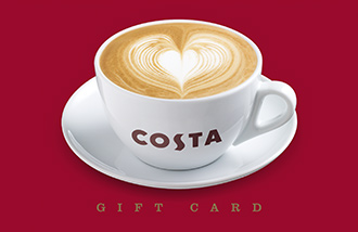 Costa Coffee gift cards and vouchers