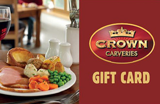 Crown Carveries gift cards and vouchers