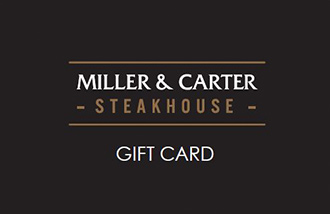 Miller & Carter gift cards and vouchers