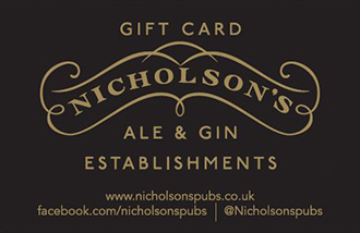 Nicholson's gift card