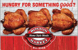 Boston Market gift cards and vouchers