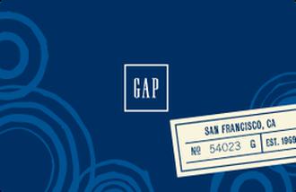 Gap card deals online discount