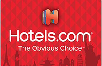 Hotels.com US gift cards and vouchers