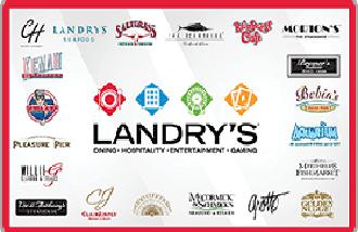 Landry's gift cards and vouchers
