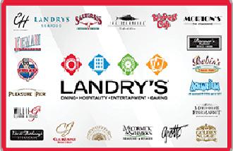 Landry's Dining Brands USA gift cards and vouchers