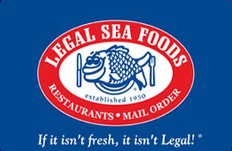 Legal Sea Foods gift cards and vouchers