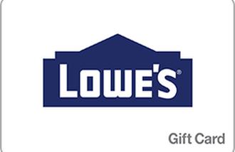 Lowe's gift cards and vouchers