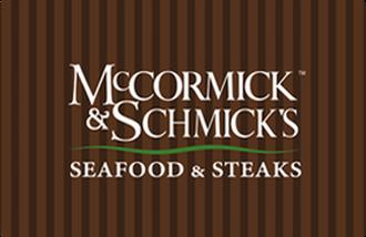 McCormick & Schmick's gift cards and vouchers