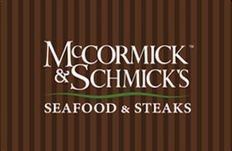 McCormick & Schmick's USA gift cards and vouchers