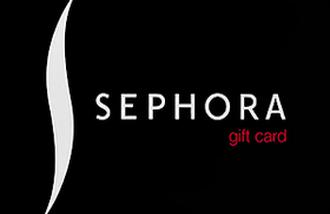 Sephora gift cards and vouchers