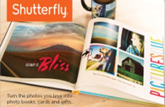 Shutterfly gift cards and vouchers