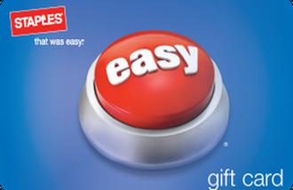 Staples gift cards and vouchers