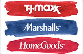 T.J.Maxx gift cards and vouchers