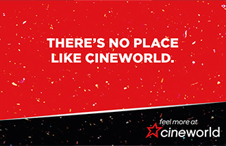 Cineworld Adult (2D) gift cards and vouchers