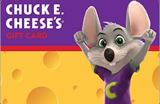 Chuck E. Cheese's gift cards and vouchers