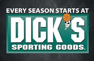 Dick's Sporting Goods gift cards and vouchers