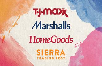 TJX gift cards and vouchers