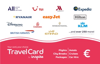 Inspire Travel Europe gift cards and vouchers