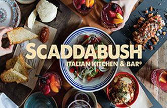 SCADDABUSH Italian Kitchen & Bar gift cards and vouchers