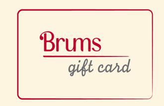 Brums Italy gift cards and vouchers