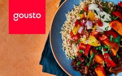 Gousto - 2 Person 2 Recipe Box gift cards and vouchers
