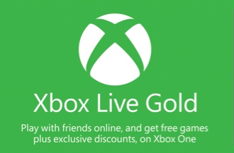 Xbox Live Gold Membership gift cards and vouchers