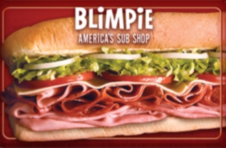 Blimpie gift cards and vouchers