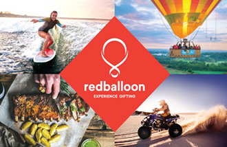 Red Balloon Australia gift cards and vouchers