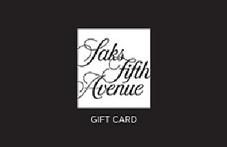 Saks Fifth Avenue Canada gift cards and vouchers