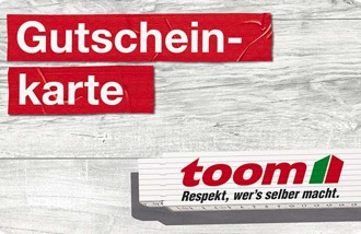 toom Baumarkt Germany gift cards and vouchers