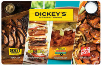 Dickey's Restaurant Brands gift cards and vouchers