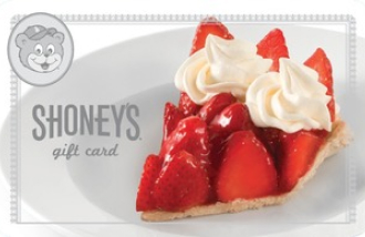 Shoney's gift cards and vouchers