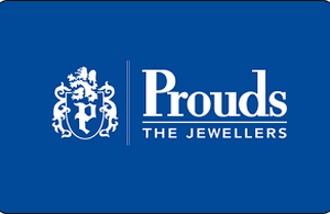 Prouds the jeweller Australia gift cards and vouchers