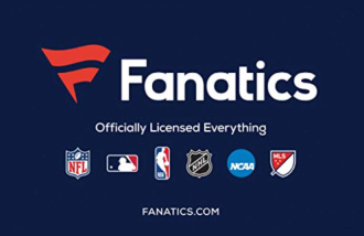 Fanatics Canada gift cards and vouchers