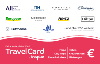 Inspire TravelCard Germany gift cards and vouchers