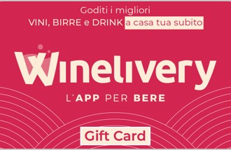 Winelivery Italy gift cards and vouchers