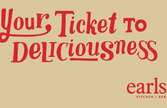 Earls Canada gift card