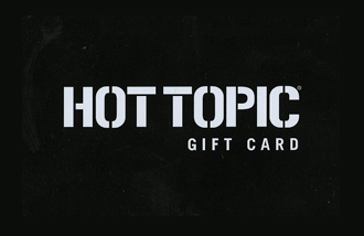Hot Topic gift card Hot Topic gift cards and vouchers
