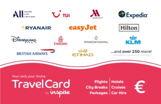 Inspire TravelCard Europe gift card Inspire TravelCard Europe gift cards and vouchers