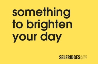Selfridges UK gift card