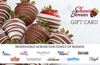 Shari's Berries USA gift card Shari's Berries USA gift cards and vouchers