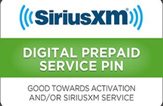 SiriusXM USA gift card SiriusXM USA gift cards and vouchers