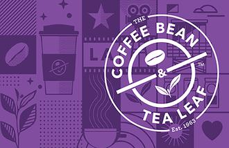 The Coffee Bean & Tea Leaf USA gift card The Coffee Bean & Tea Leaf USA gift cards and vouchers
