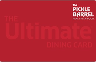The Pickle Barrel Canada gift card The Pickle Barrel Canada gift cards and vouchers