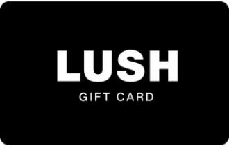 Lush UK gift card Lush UK gift cards and vouchers