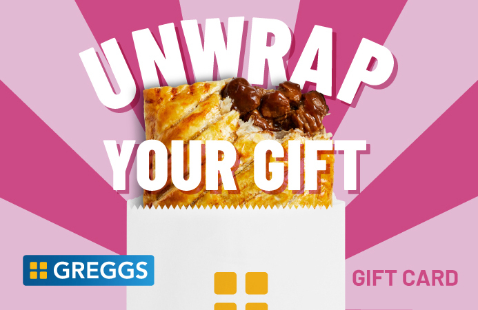 Greggs UK gift card