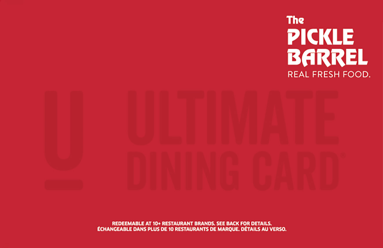 The Pickle Barrel Canada gift card