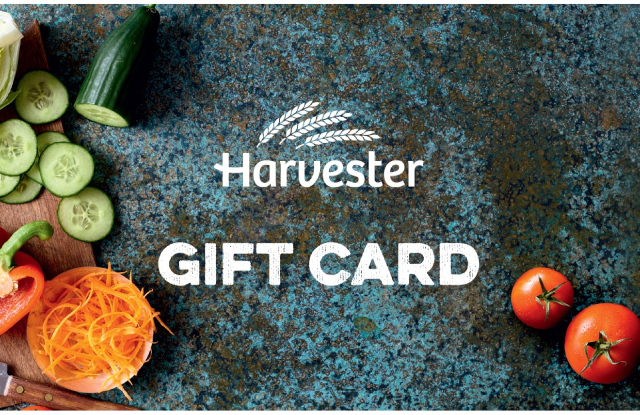 Harvester UK gift card