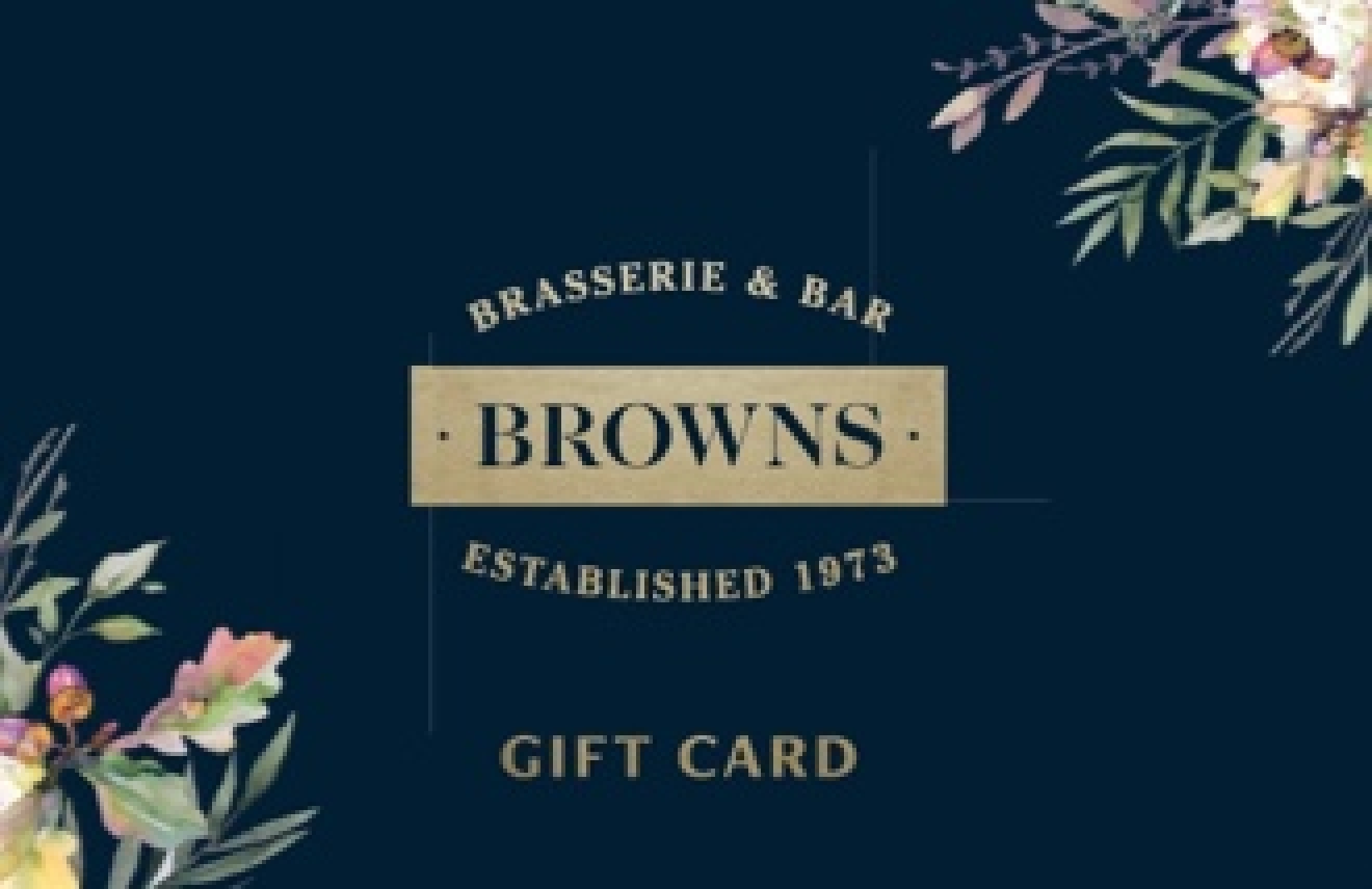 Browns Brasserie UK gift card