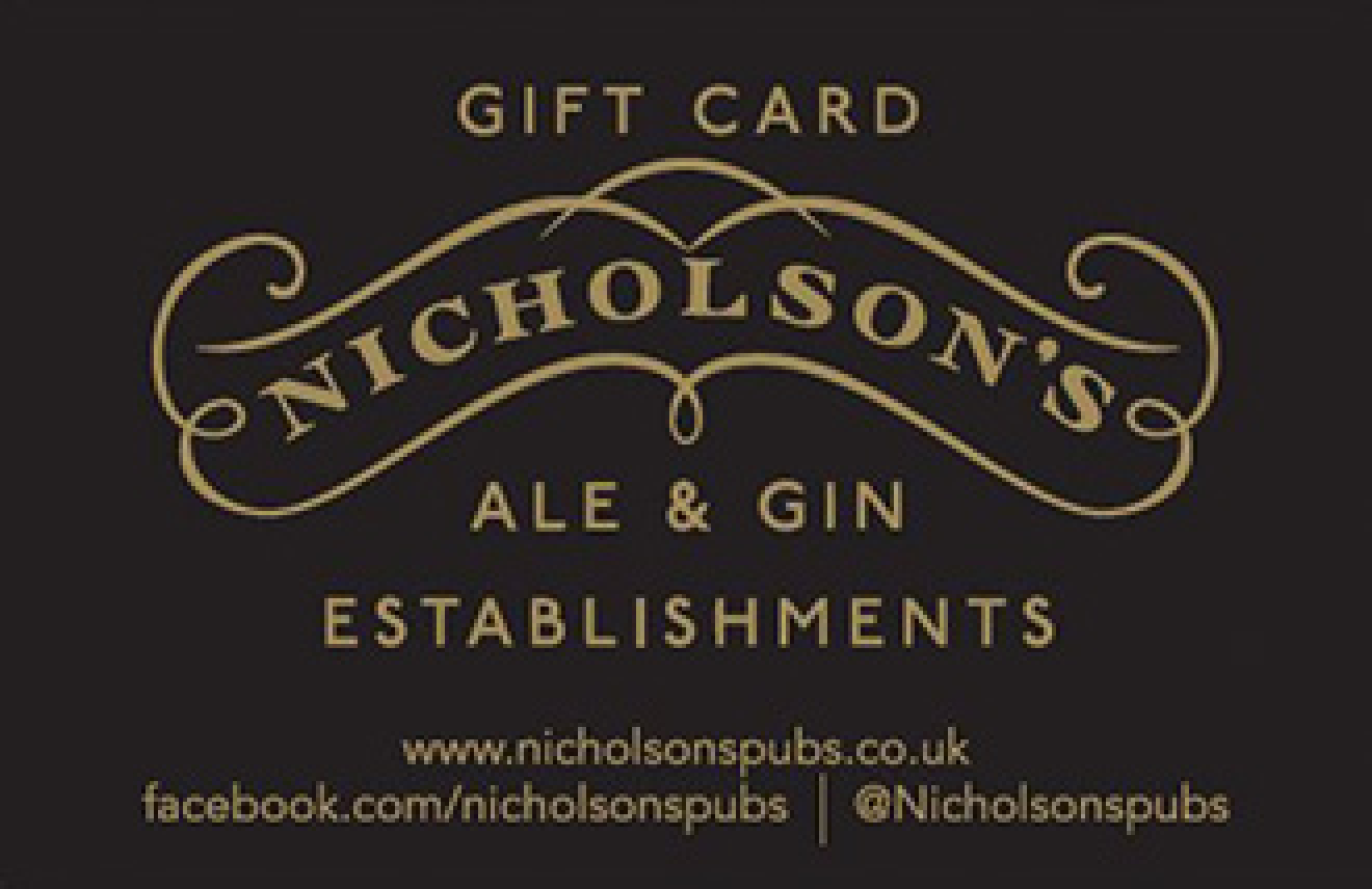 Nicholson's UK gift card